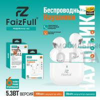 Наушники беспроводные внутриканальные FaizFull FAIZ 102 (Airpods 4) ENC