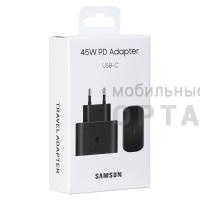 Orig Samsung, сетевое зарядное устройство USB-C 45W PD Adapter, черный
