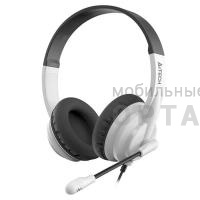 Наушники проводные A4TECH HU-10 черный/белый 2м накладные USB оголовье Наушники проводные A4TECH HU-10 черный/белый 2м накладные USB оголовье