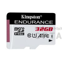 Карта памяти 32 Гб MicroSD Kingston Class 10 Canvas Select High Endurance UHS-I A1 V30 U3 (95 Mb/s) без адаптера