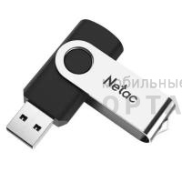 Флешка USB 32 Гб   Netac U505 чёрный/серебро Флешка USB 32 Гб   Netac U505 чёрный/серебро