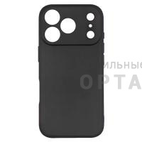 Чехол Soft-touch Black силиконовый в техпаке, для iPhone 15