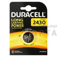 Элемент питания Duracell CR2430  BL1 (1/10/100/12000) Элемент питания Duracell CR2430  BL1 (1/10/100/12000)