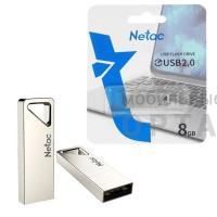 Флешка USB 8GB  Netac U326 серебро Флешка USB 8GB  Netac U326 серебро