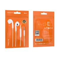 Наушники проводные внутриканальные Borofone BM96, Jack 3.5mm, белый
