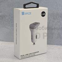 АЗУ блок питания Monarch CU2401 2USB/2.4A, белый