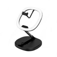 Лампа кольцевая Earldom ET-EH103, с держателем, черный