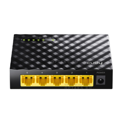 Коммутатор CUDY GS105D неуправляемый, 5-портовый гигабитный настольный (1/100)